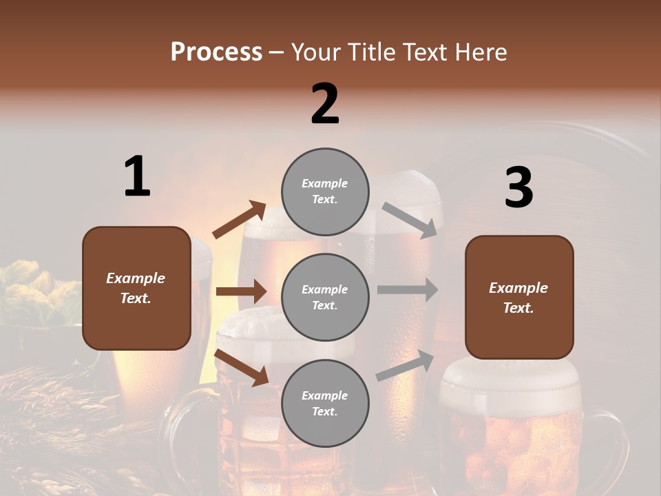 White Booze Ale PowerPoint Template