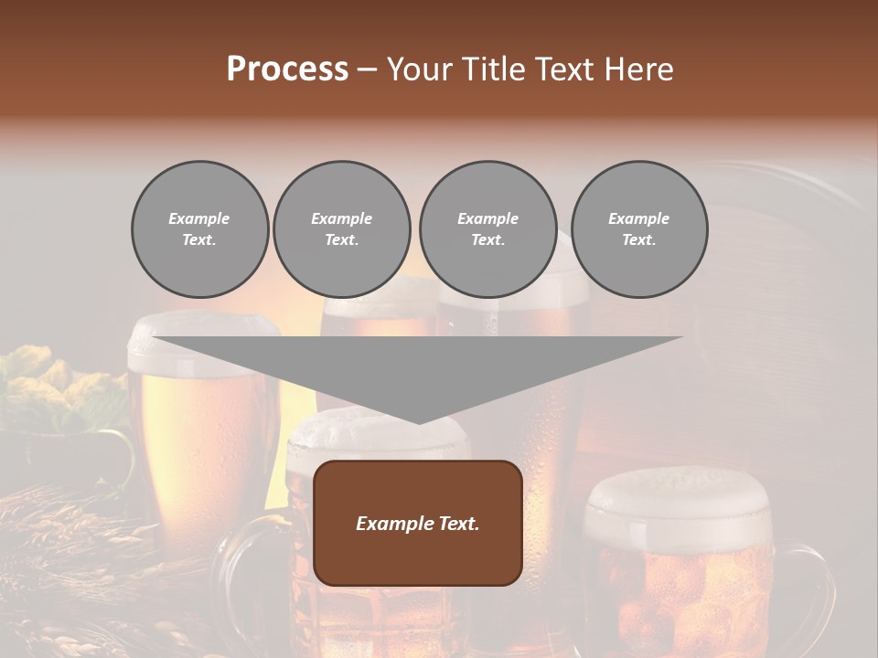 White Booze Ale PowerPoint Template
