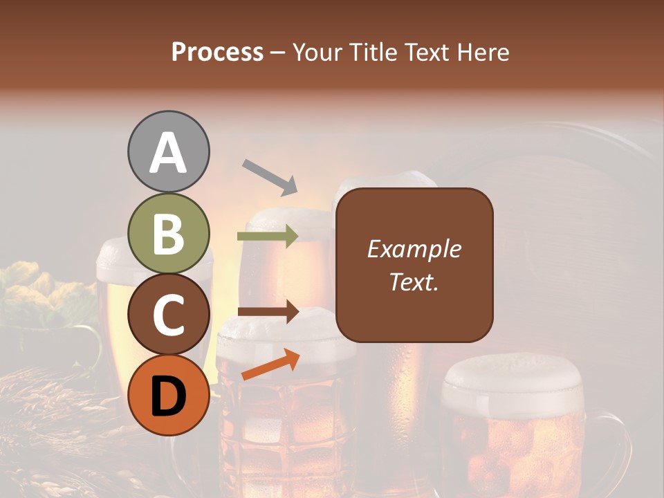 White Booze Ale PowerPoint Template