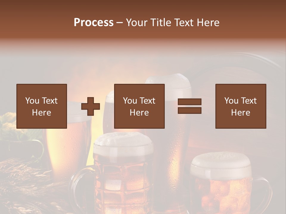 White Booze Ale PowerPoint Template