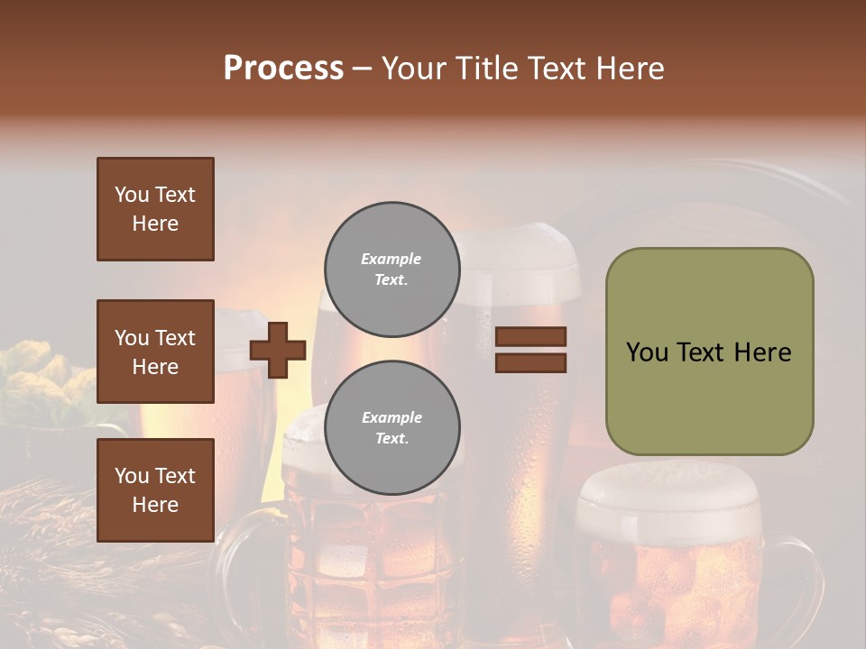 White Booze Ale PowerPoint Template