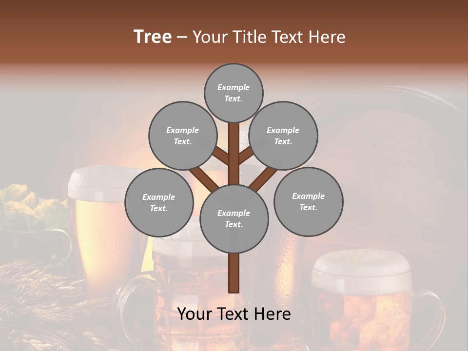 White Booze Ale PowerPoint Template