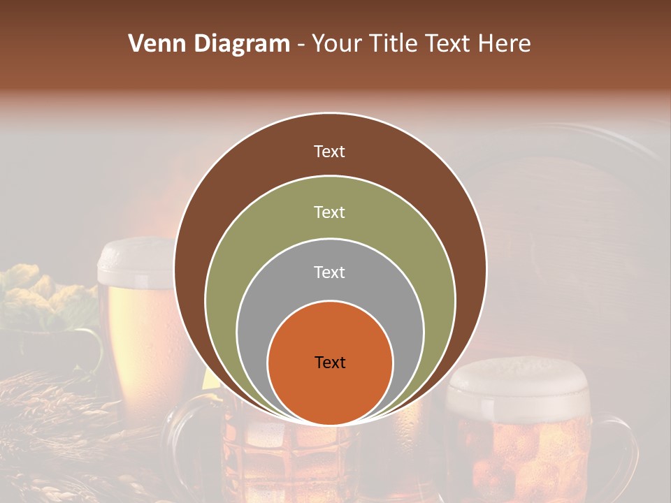 White Booze Ale PowerPoint Template