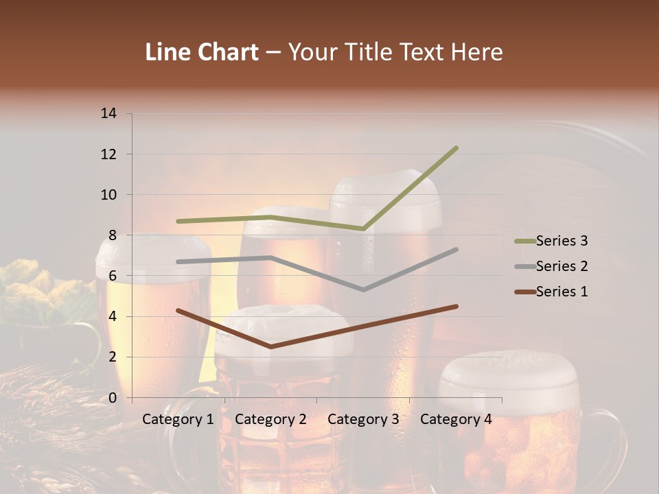 White Booze Ale PowerPoint Template