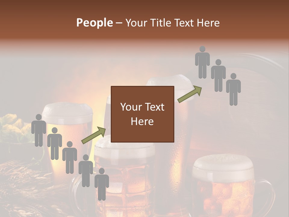White Booze Ale PowerPoint Template