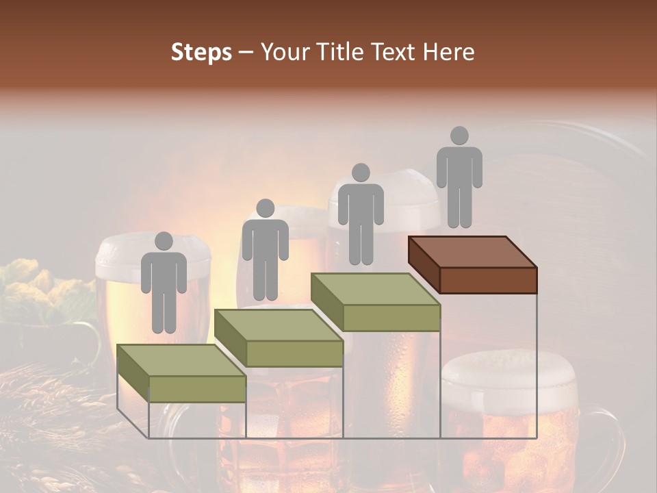 White Booze Ale PowerPoint Template