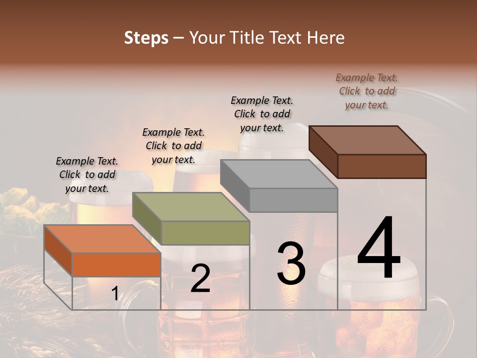 White Booze Ale PowerPoint Template