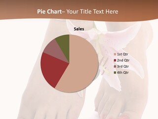 Legs Barefoot Roses PowerPoint Template