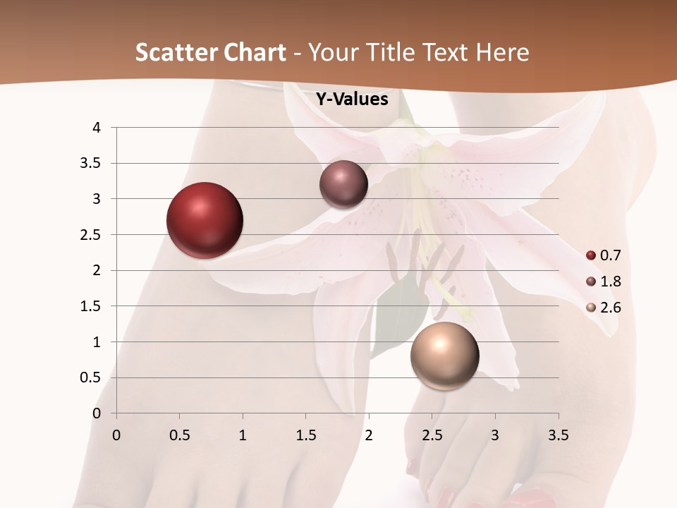 Legs Barefoot Roses PowerPoint Template