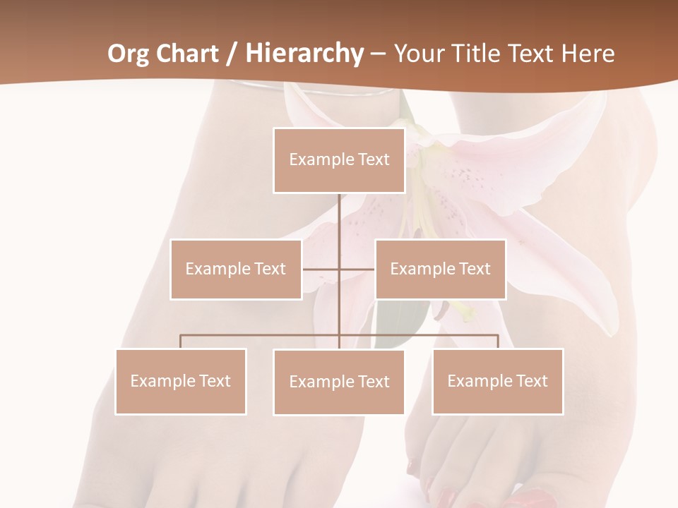 Legs Barefoot Roses PowerPoint Template