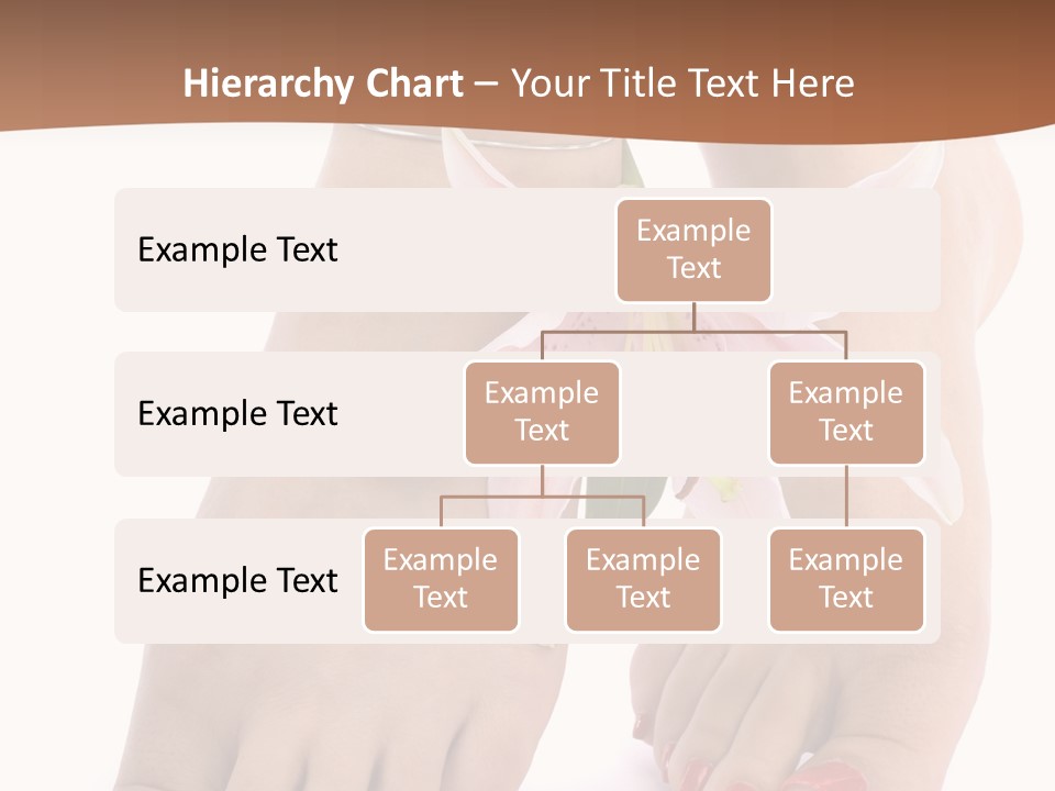 Legs Barefoot Roses PowerPoint Template