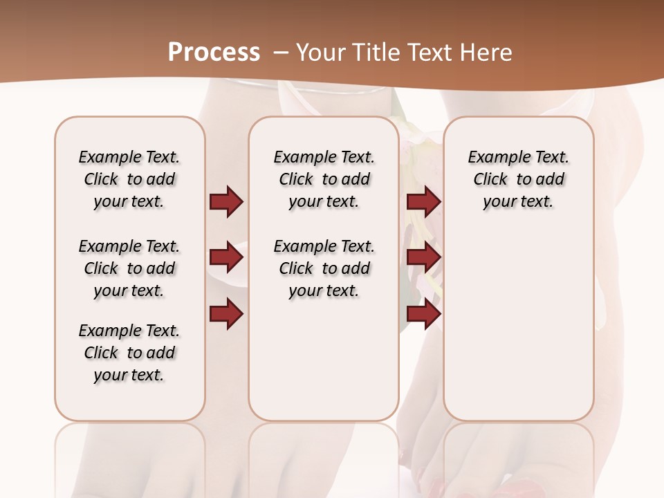 Legs Barefoot Roses PowerPoint Template