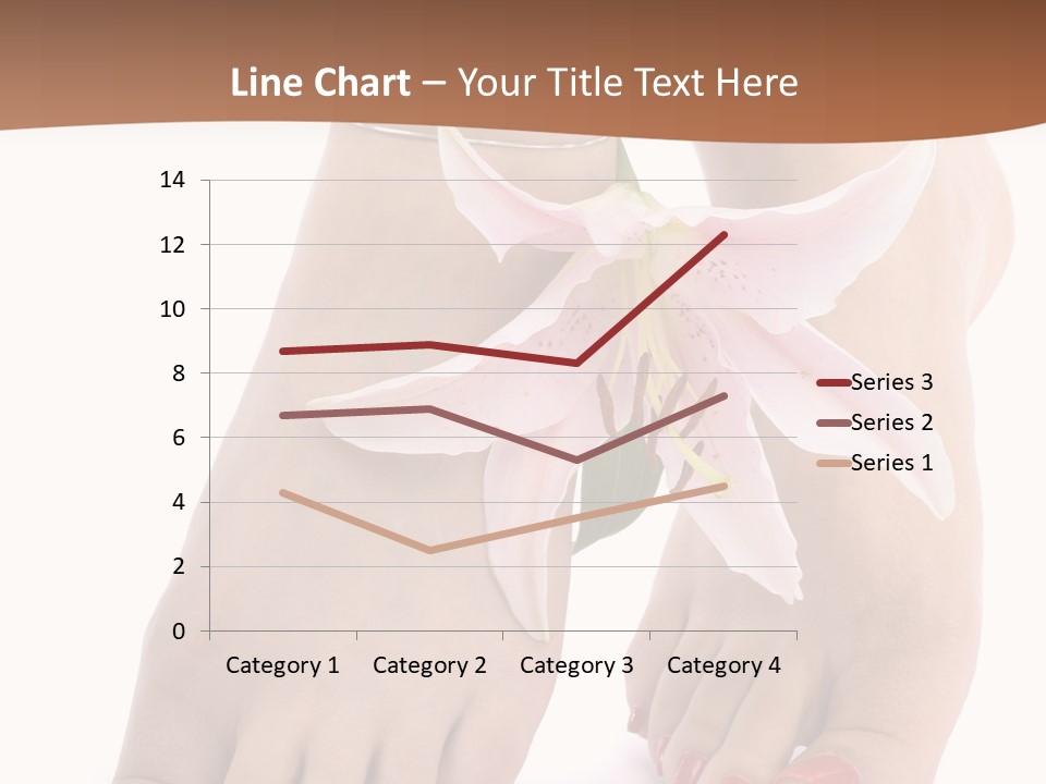 Legs Barefoot Roses PowerPoint Template