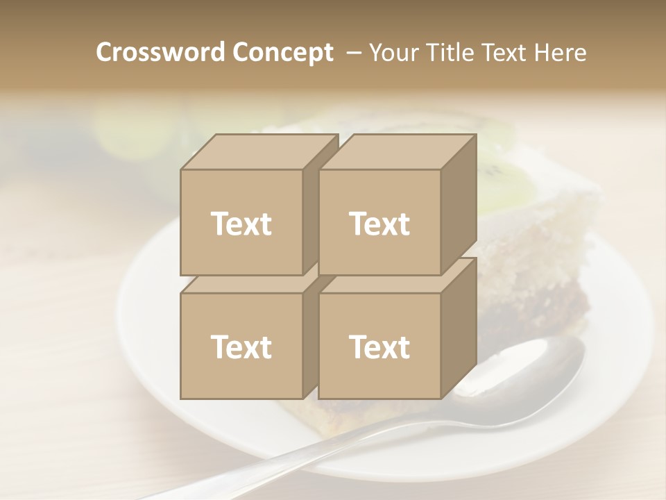 Sandwich Amazingly Cake PowerPoint Template