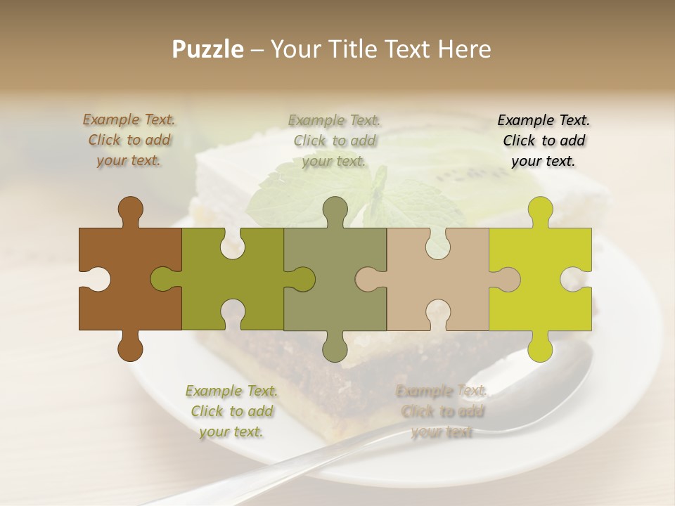 Sandwich Amazingly Cake PowerPoint Template