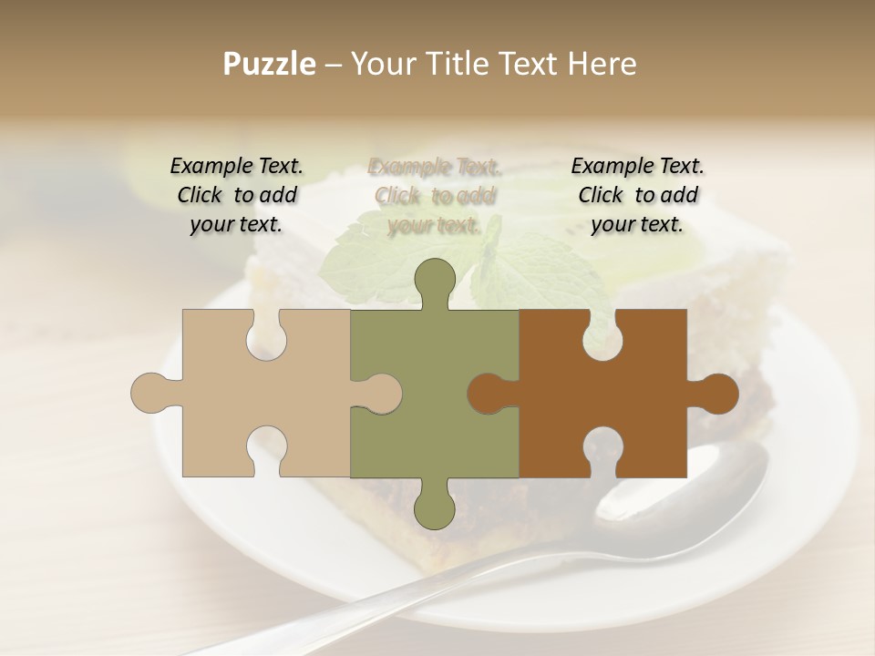 Sandwich Amazingly Cake PowerPoint Template