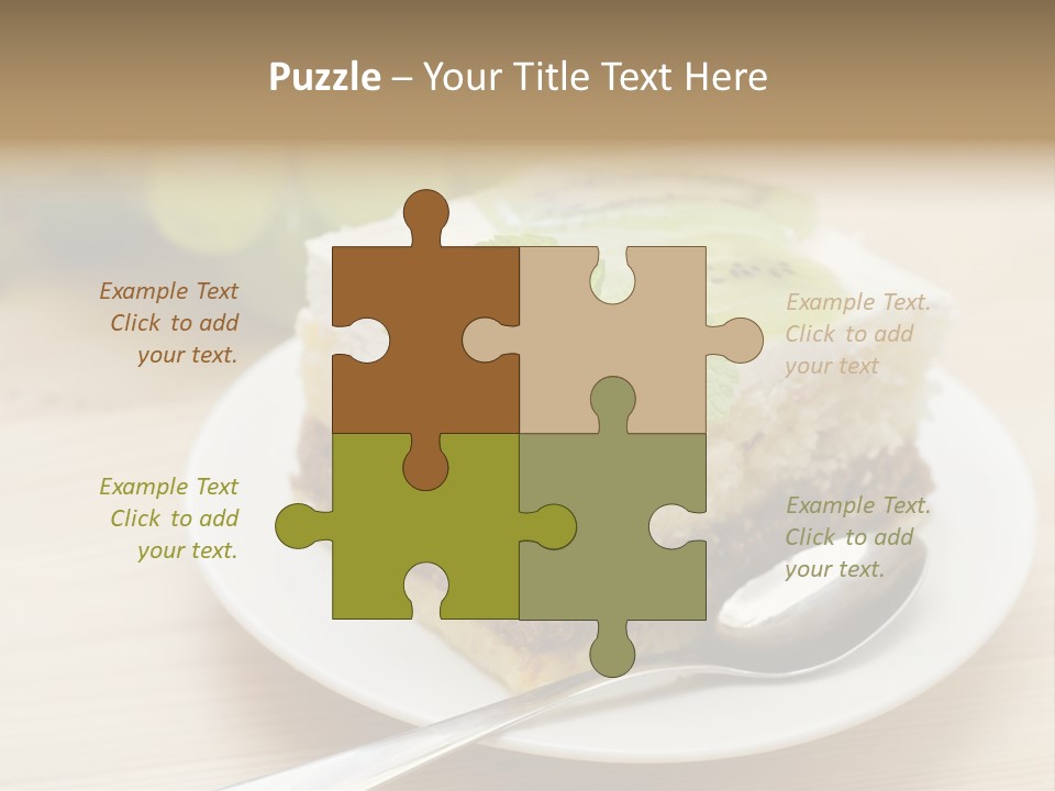 Sandwich Amazingly Cake PowerPoint Template