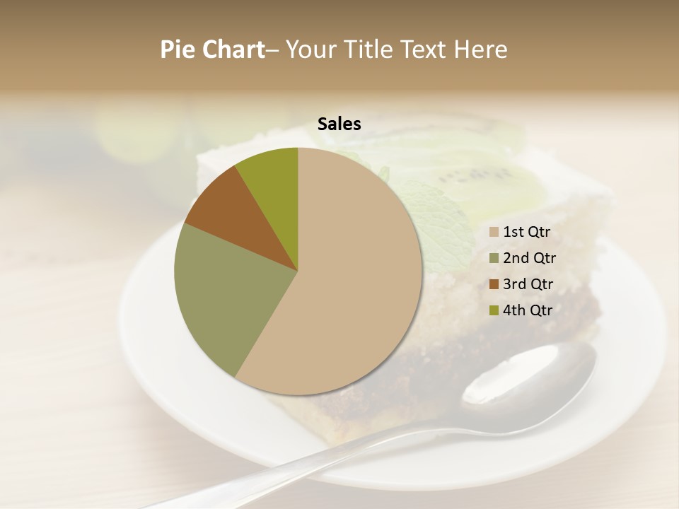 Sandwich Amazingly Cake PowerPoint Template