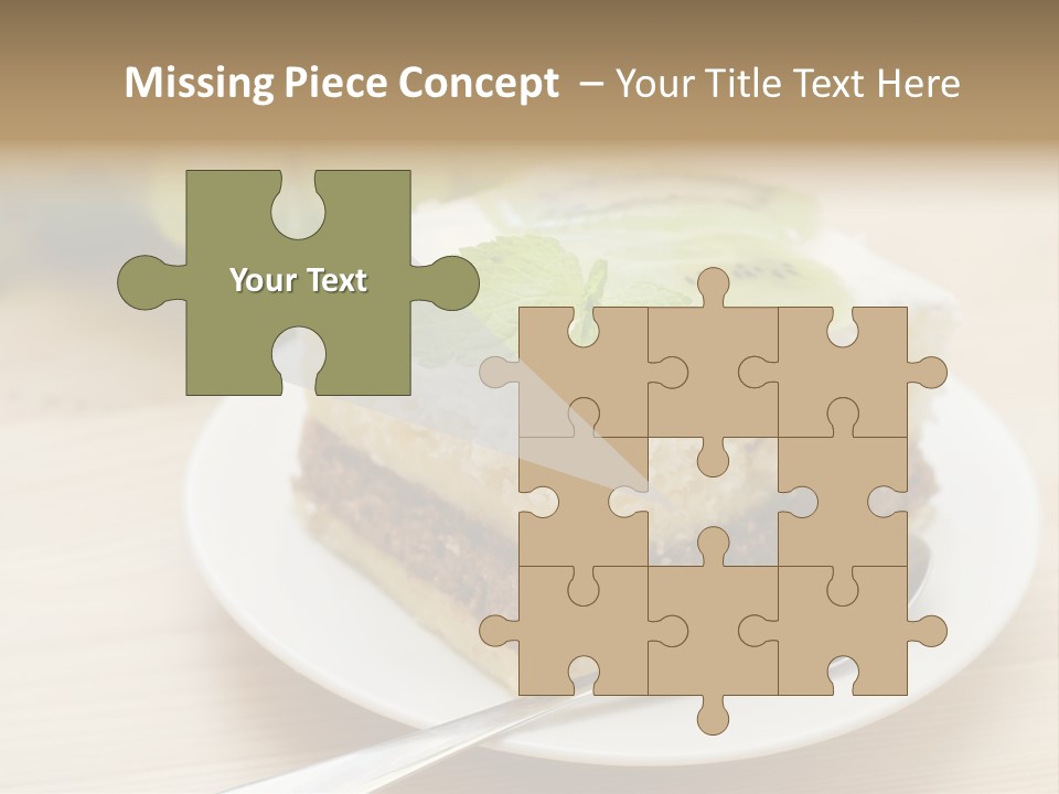 Sandwich Amazingly Cake PowerPoint Template
