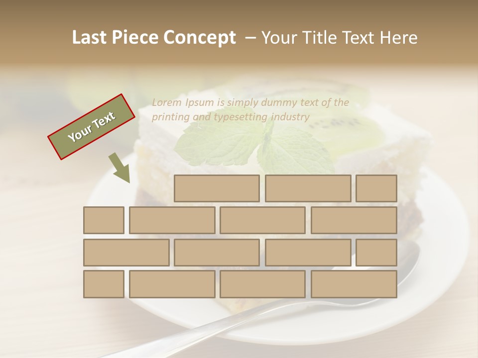 Sandwich Amazingly Cake PowerPoint Template