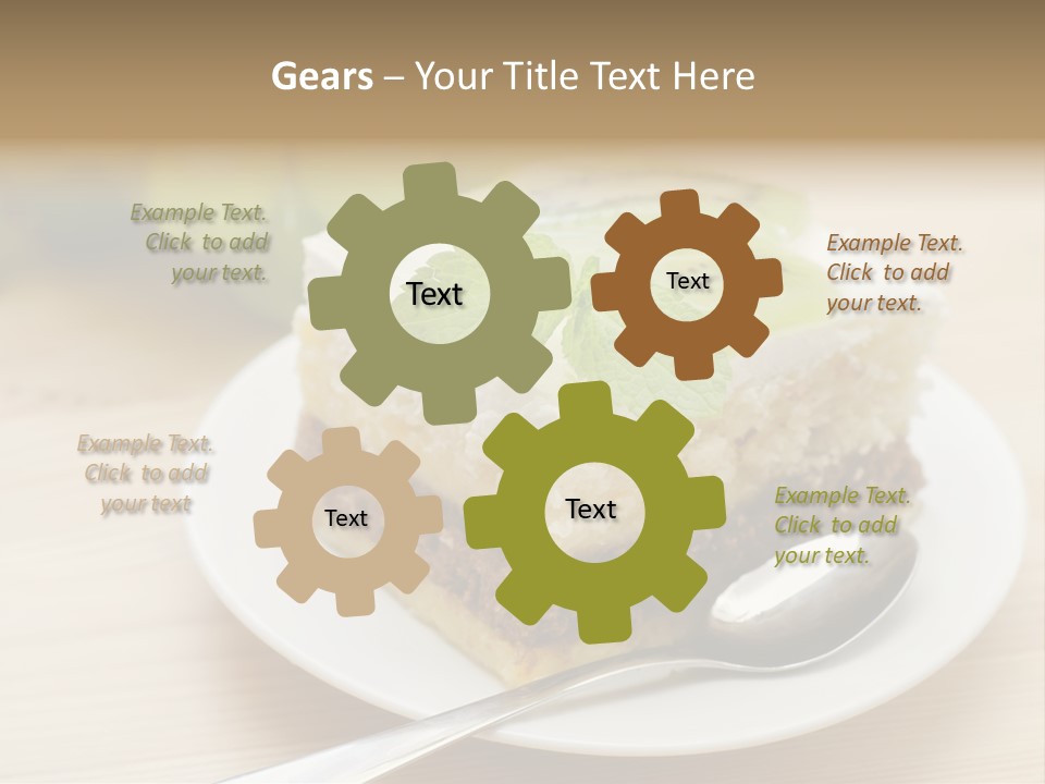 Sandwich Amazingly Cake PowerPoint Template