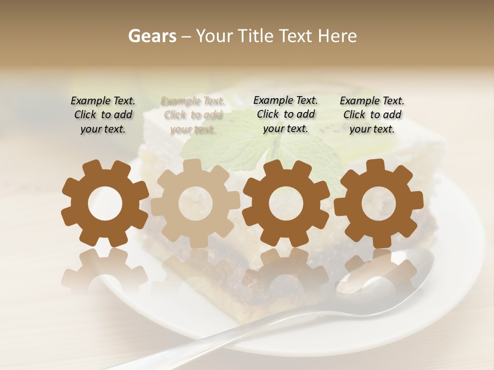 Sandwich Amazingly Cake PowerPoint Template