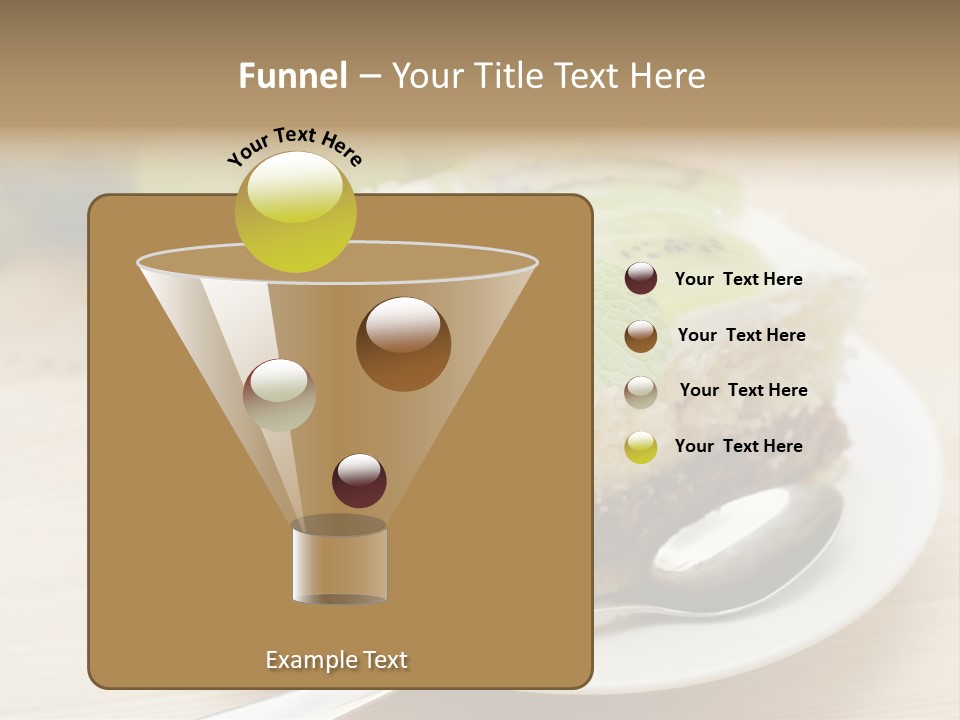 Sandwich Amazingly Cake PowerPoint Template