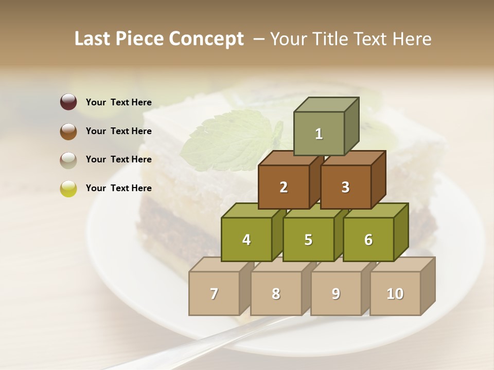 Sandwich Amazingly Cake PowerPoint Template