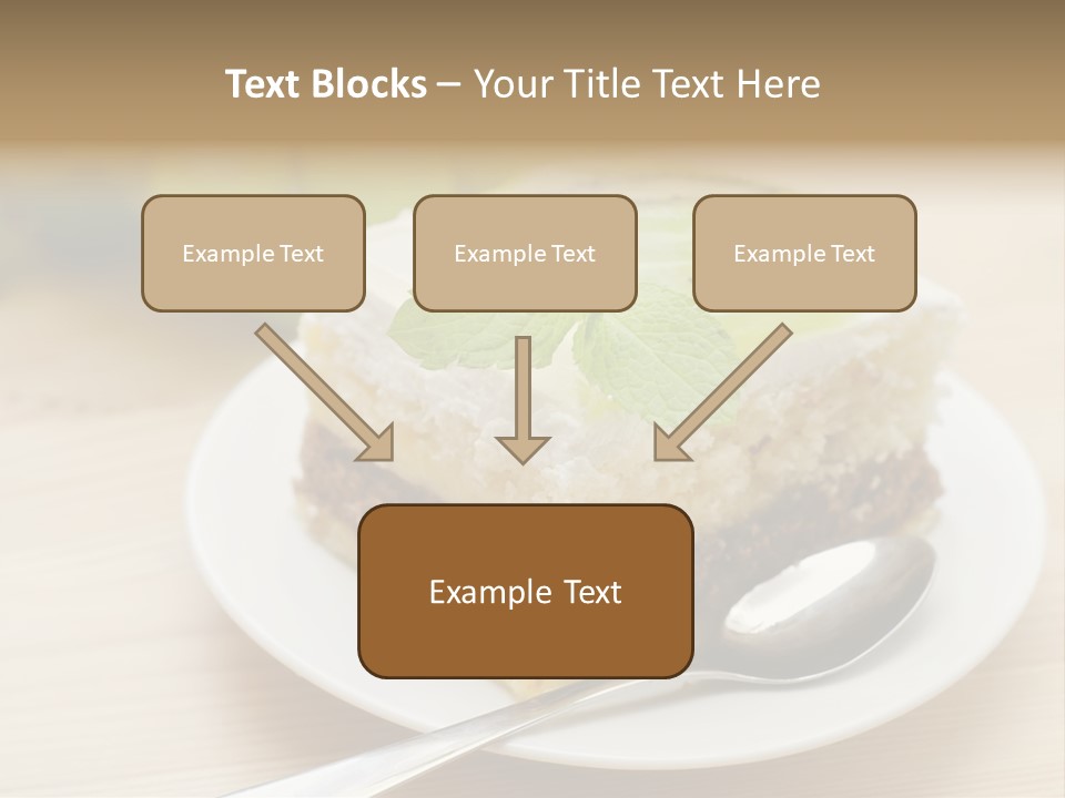 Sandwich Amazingly Cake PowerPoint Template