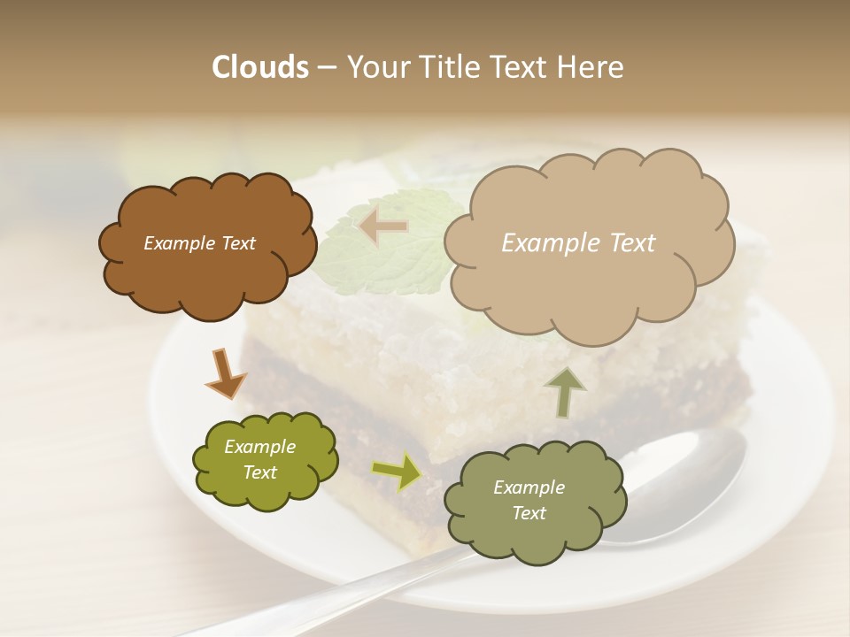 Sandwich Amazingly Cake PowerPoint Template