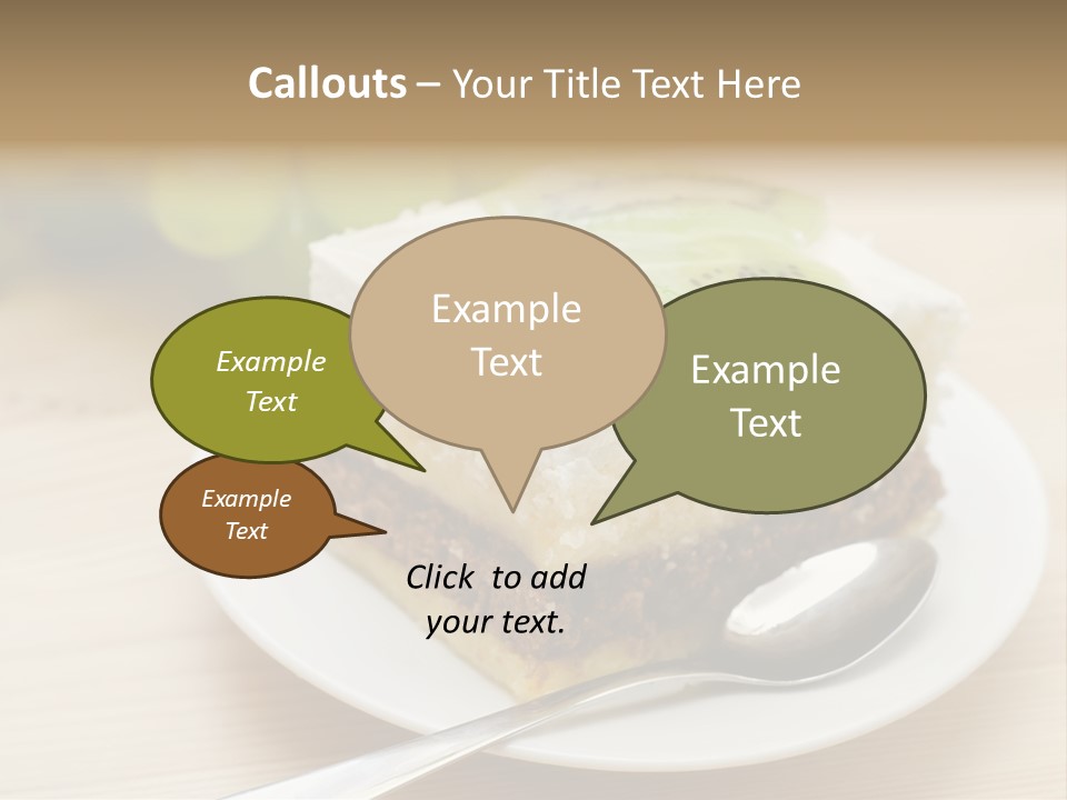 Sandwich Amazingly Cake PowerPoint Template