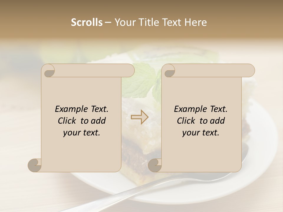 Sandwich Amazingly Cake PowerPoint Template