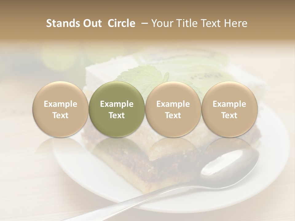 Sandwich Amazingly Cake PowerPoint Template