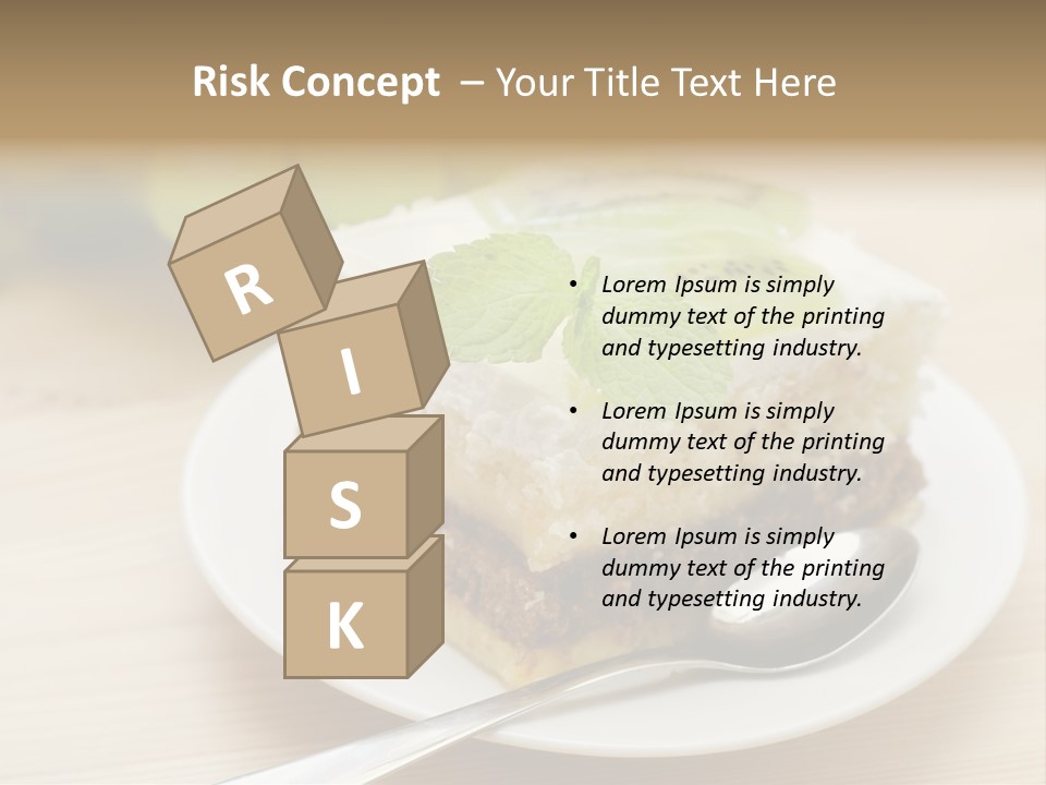 Sandwich Amazingly Cake PowerPoint Template
