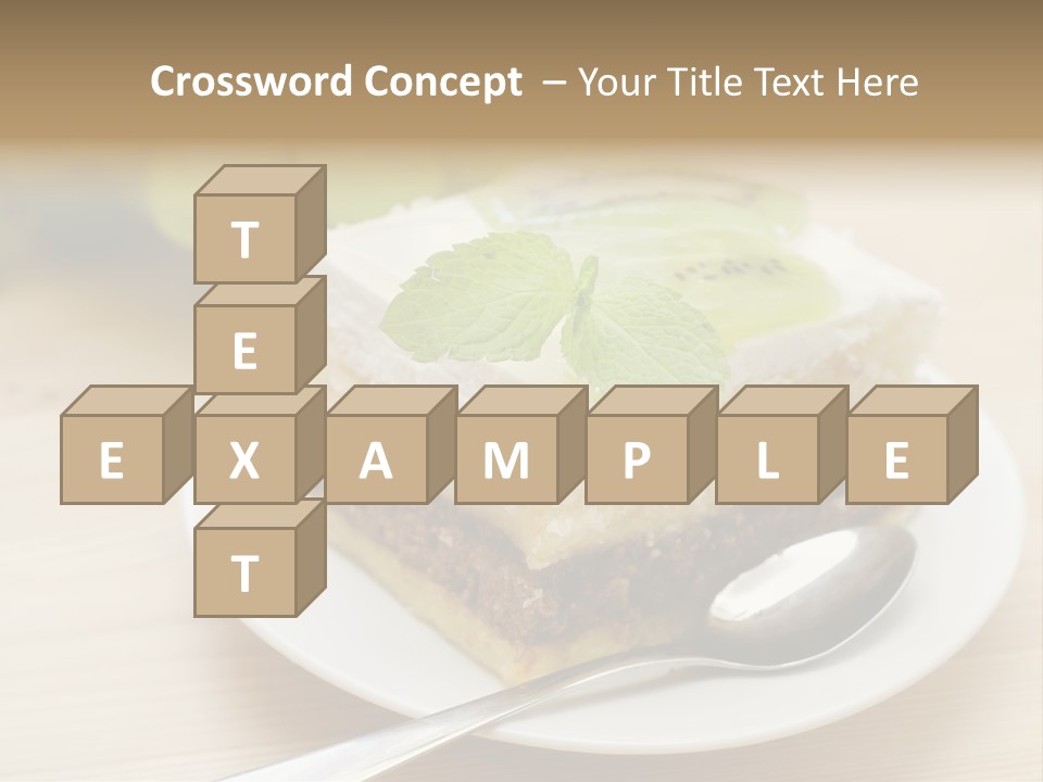 Sandwich Amazingly Cake PowerPoint Template