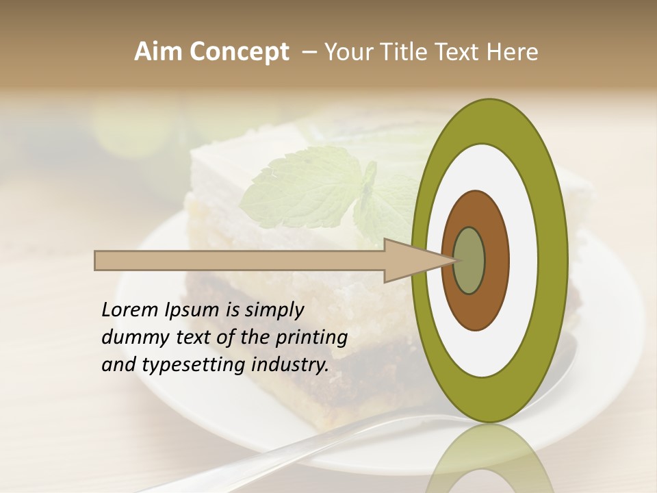 Sandwich Amazingly Cake PowerPoint Template