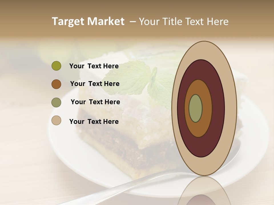 Sandwich Amazingly Cake PowerPoint Template