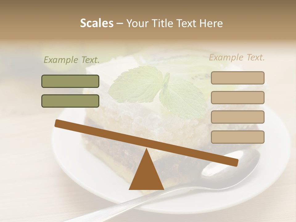 Sandwich Amazingly Cake PowerPoint Template