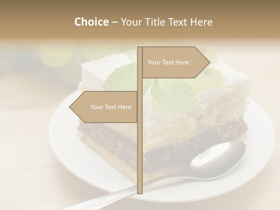 Sandwich Amazingly Cake PowerPoint Template