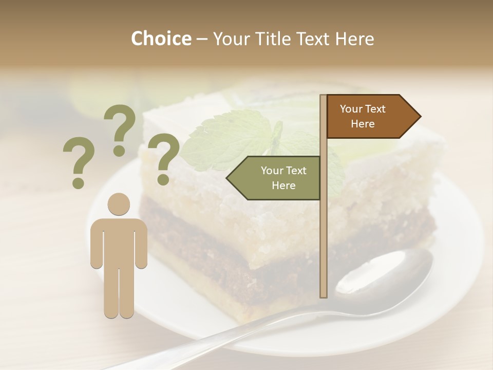 Sandwich Amazingly Cake PowerPoint Template