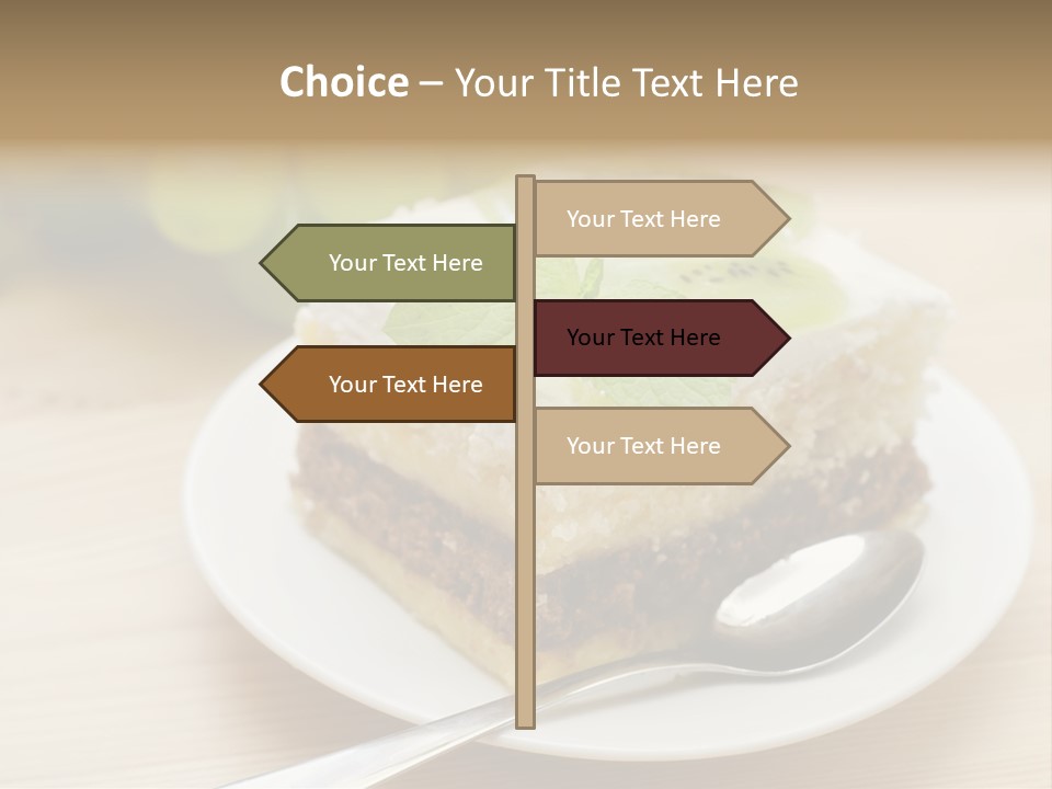 Sandwich Amazingly Cake PowerPoint Template