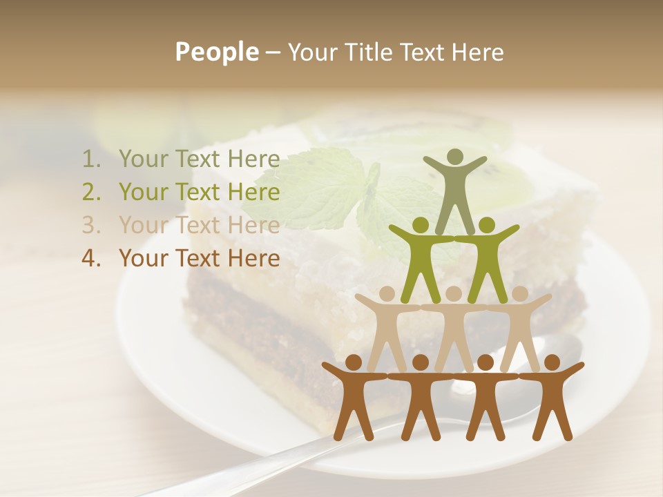 Sandwich Amazingly Cake PowerPoint Template