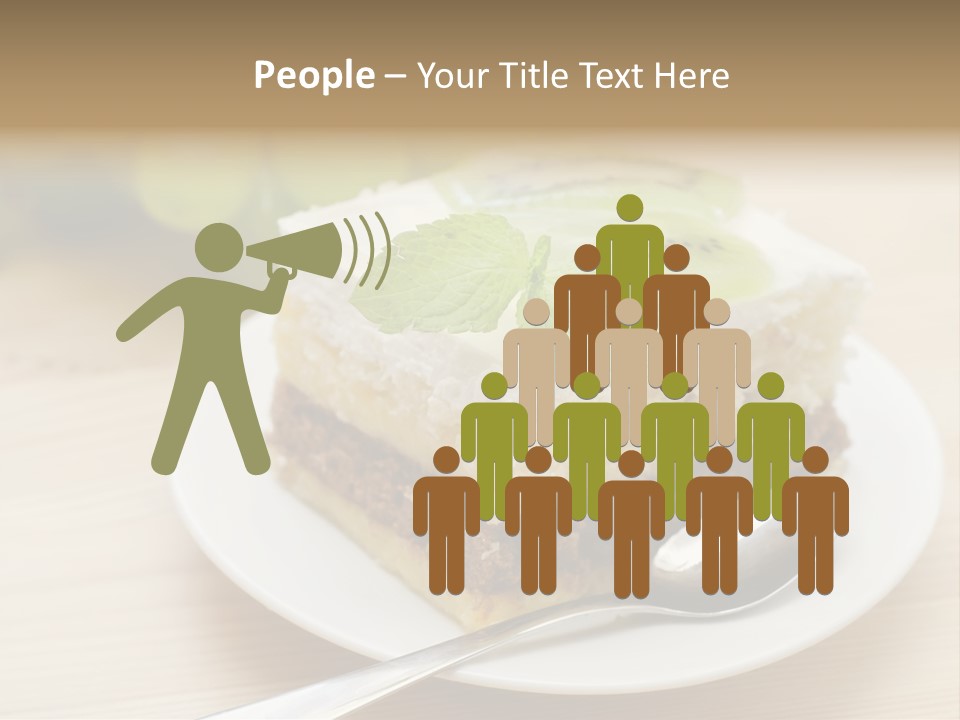Sandwich Amazingly Cake PowerPoint Template
