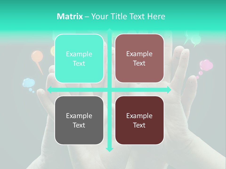 Partnership Variegated Sign PowerPoint Template