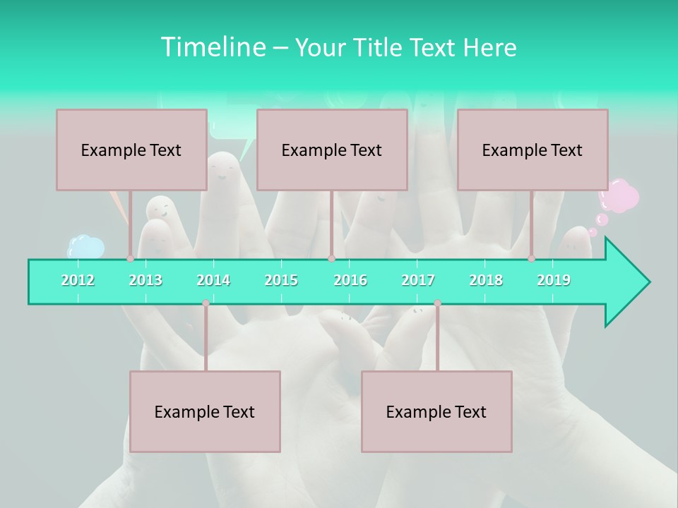 Partnership Variegated Sign PowerPoint Template