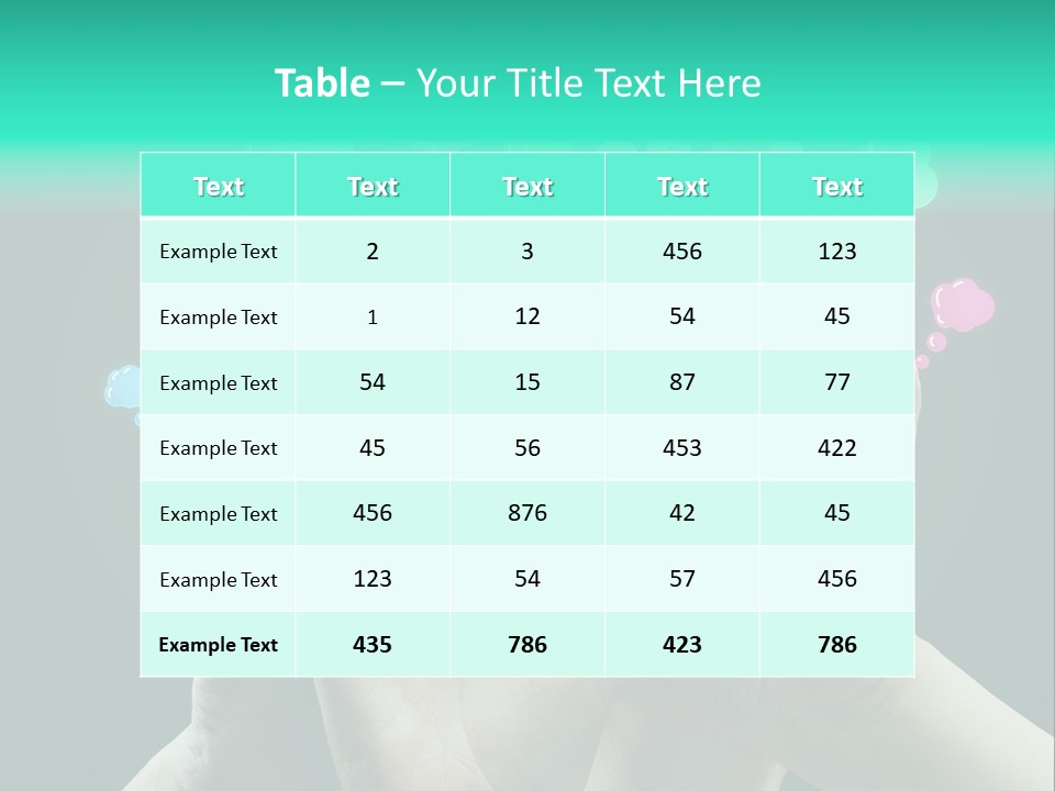 Partnership Variegated Sign PowerPoint Template