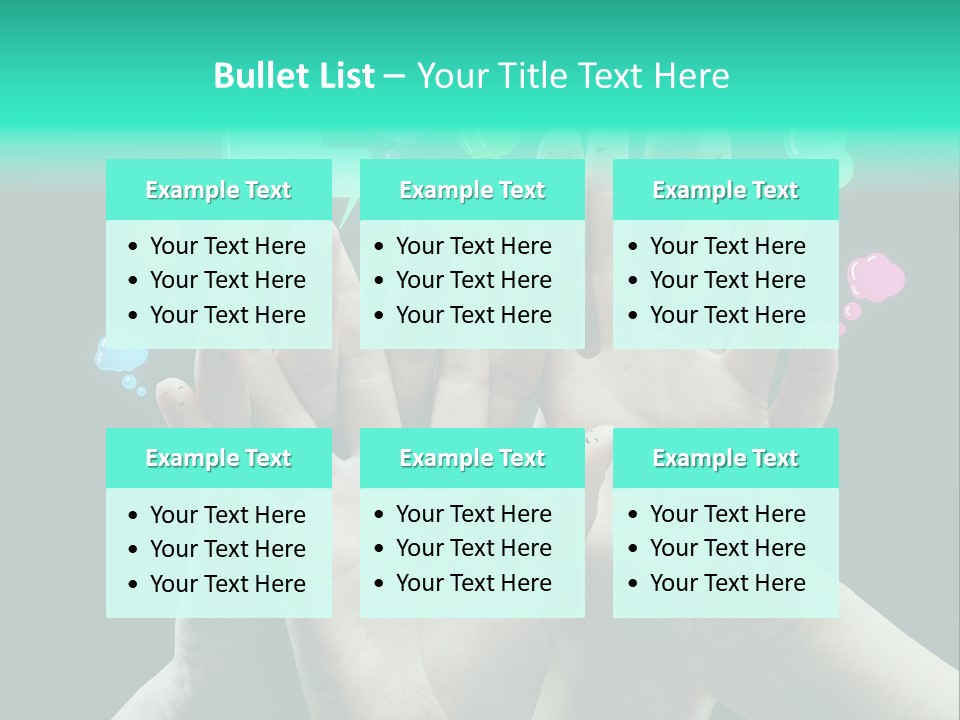 Partnership Variegated Sign PowerPoint Template