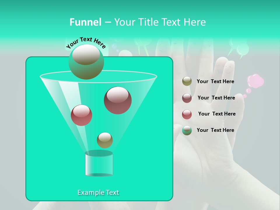 Partnership Variegated Sign PowerPoint Template