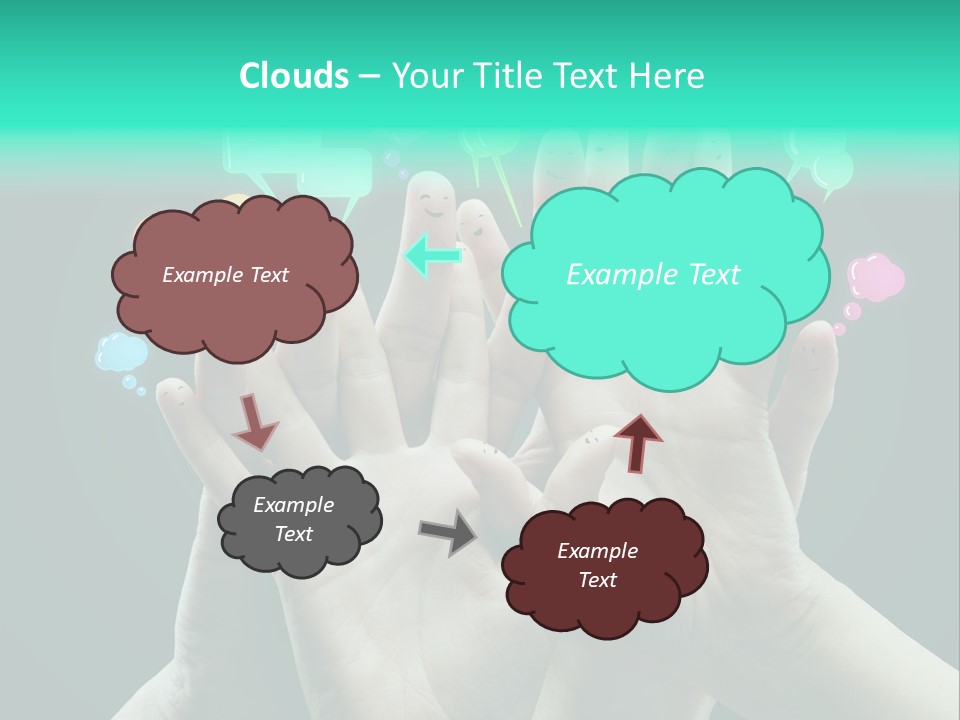 Partnership Variegated Sign PowerPoint Template