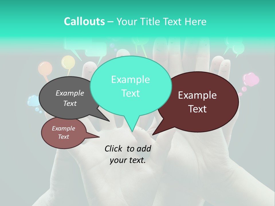 Partnership Variegated Sign PowerPoint Template